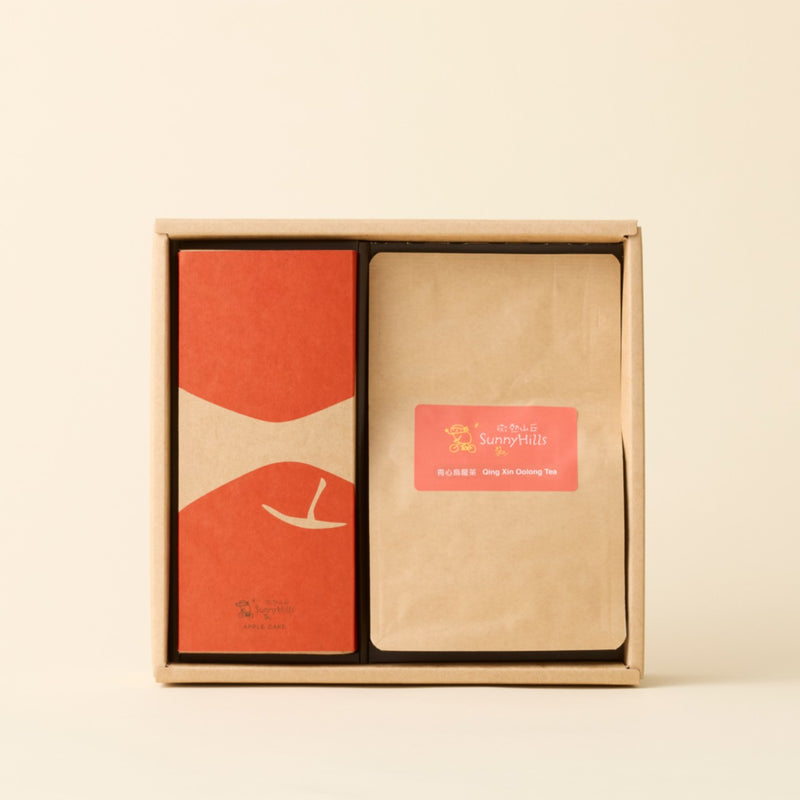 【12月1日～31日にお届け】青心烏龍茶ギフトセット(りんごケーキ)